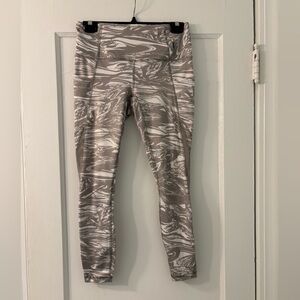 RBX Gray and White Marble Leggings